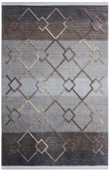 Louis Casa Halı Nakkaş 5020A Modern Saçaklı Kaymaz Taban Kilim