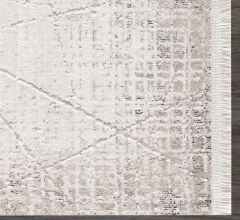 Artemis Halı Romantik 2433A Krem Bej Akrilik Modern Halı