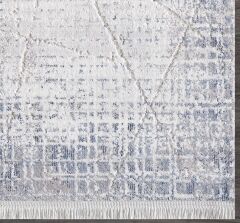 Artemis Halı Romantik 2433B Gri Mavi Akrilik Modern Halı