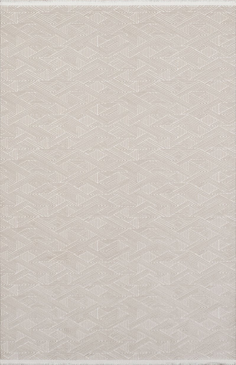 Royal Halı Arles  FJ03A Krem Bej Akrilik Sade Desenli Sık Dokuma Şık Spor Makine Dokuması Halı