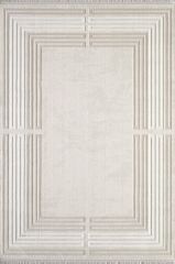 Artemis Halı Murano 1362A Bej Akrilik Çerçeveli Yumuşak Dokulu Oturma Odası Halısı