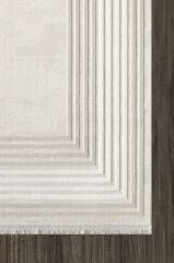 Artemis Halı Murano 1362A Bej Akrilik Çerçeveli Yumuşak Dokulu Oturma Odası Halısı