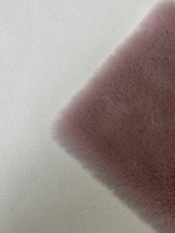 eHalıcım Pisa P15314 Pembe Yumuşak Tüylü Dikdörtgen Post