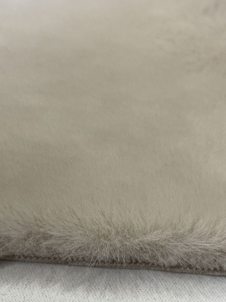 eHalıcım Pisa P15314 Vizon Yumuşak Tüylü Dikdörtgen Post