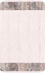 Nexus Halı Olympia 4067 Antrasit Akrilik Saçaklı Çerçeveli Klasik Halı