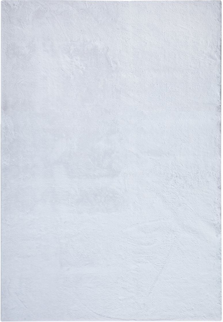 eHalıcım Pisa P15314 Beyaz Yumuşak Tüylü Dikdörtgen Post