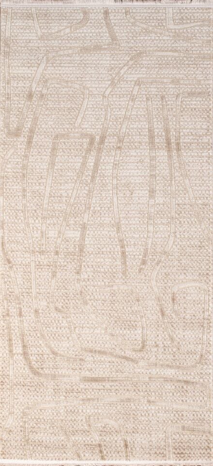 Artemis Halı Rosa 01138F Bej Vizon Akrilik Modern Oturma Odası ve Salon Halısı