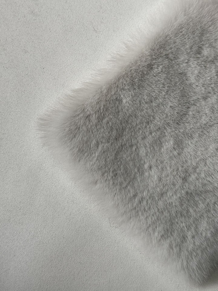 eHalıcım Pisa P15314 Gri Yumuşak Tüylü Dikdörtgen Post