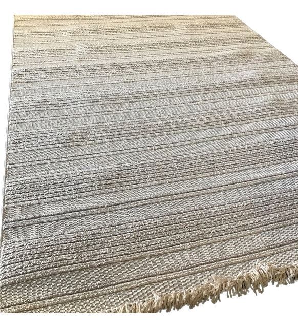 Sanat Halı Rio 3918 Bej Polyester Yüksek Kalite Dokuma Taban Halı