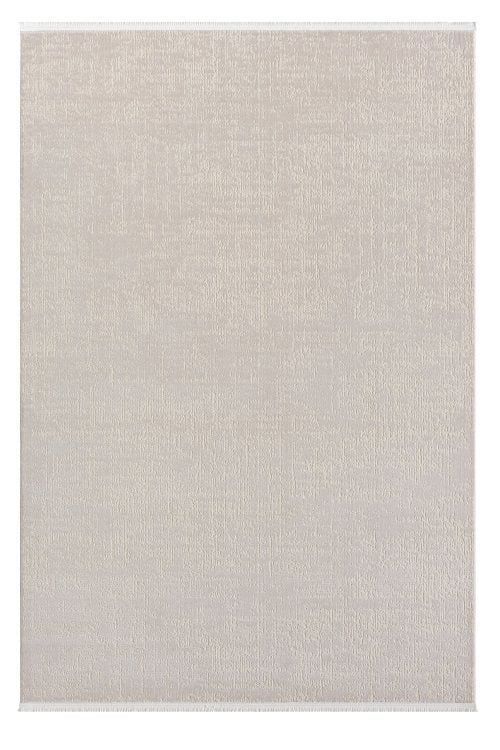 Seyran Halı İmaj 8080 Bej Akrilik Modern Saçaklı Dokuma Taban Halı