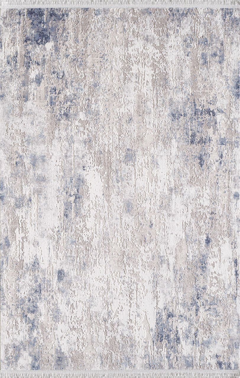 Artemis Halı Romantik 2436B Gri Mavi Akrilik Modern Halı