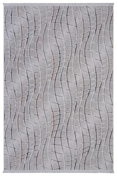 Luxess Halı Sunset 1171 Gri Polyester Yumuşak Dokulu Modern Şık Halı