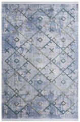 Louis Casa Halı Nakkaş 5022B Modern Saçaklı Kaymaz Taban Kilim