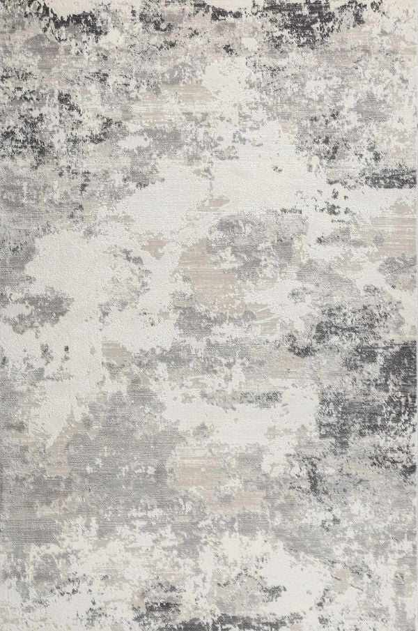 Sanat Halı Mira 3574 Gri Akrilik Yüksek Kaliteli Modern Şık Halı