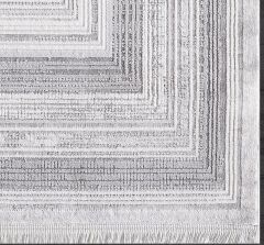 Artemis Halı Gotik 2235C Viskon Akrilik Çerçeveli Modern Oturma Odası ve Salon Halısı