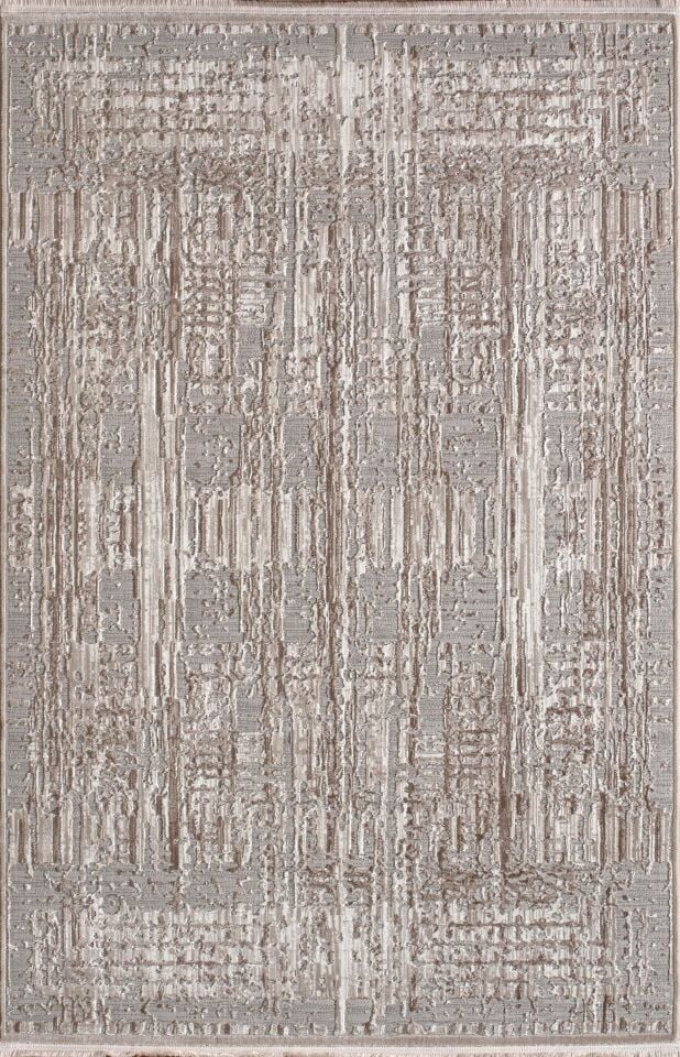 Artemis Halı Serena 03366A Bej Gri Polyester Modern Şık Yumuşak Dokulu Oturma Odası ve Salon Halısı