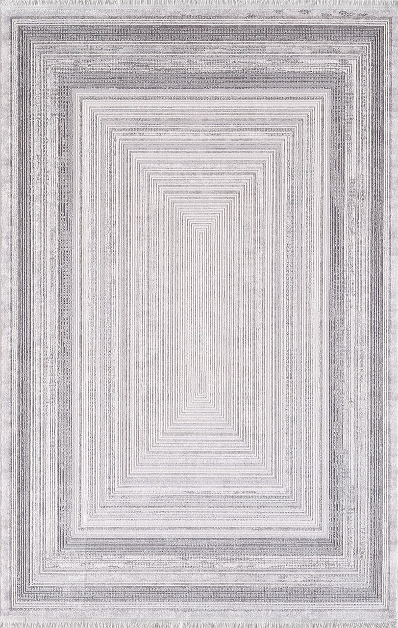 Artemis Halı Gotik 2235C Viskon Akrilik Çerçeveli Modern Oturma Odası ve Salon Halısı