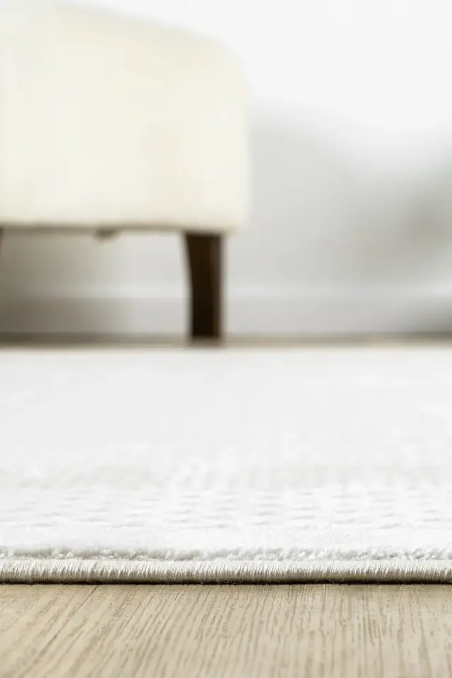 Seyran Halı Vista 5111 Bej Akrilik Çerçeveli Yüksek Kaliteli Yumuşak Dokulu Şık Halı