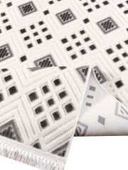 Nexus Halı Torino 1540A Gri Polyester Sisal İplik Saçaklı Modern Şık Dokuma Taban Halı