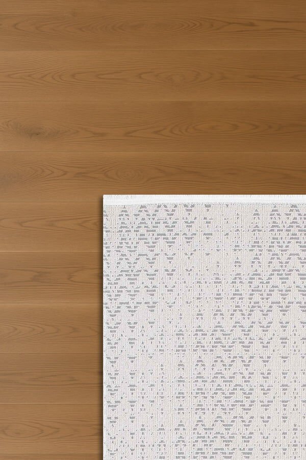 Atlas Halı Veranda RU13A Krem Gri Yumuşak Dokulu Makine Dokuması Halı