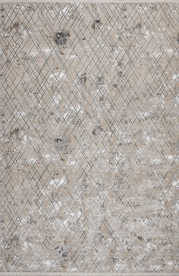 Luxess Halı Nadide 1067 Gri Polyester Modern Yüksek Kaliteli Halı