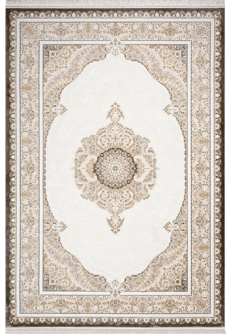 Elexus Halı Amor 4036 Krem Kahve Yüksek Kalite Modern Şık Halı