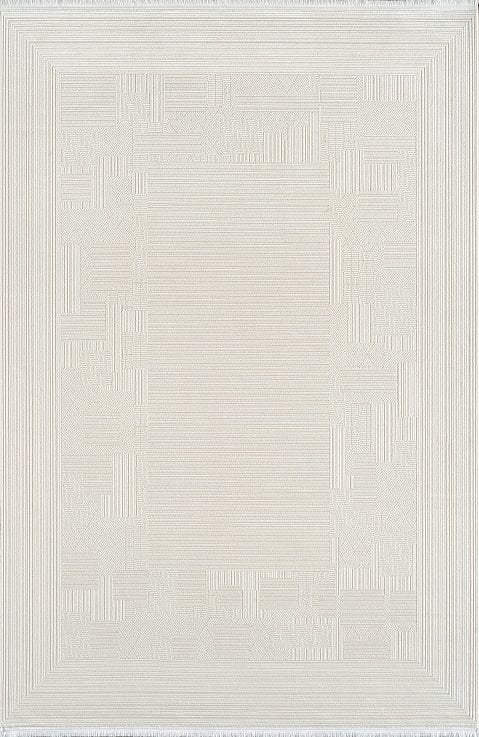 Pierre Cardin Halı Beverly BF04B Krem Akrilik Yumuşak Dokulu Modern Çizgili Halı