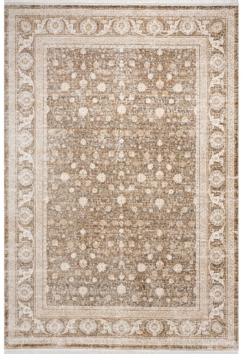 Elexus Halı Amor 4037 Kahve Yüksek Kalite Modern Şık Halı