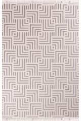 Nexus Halı Torino 4005A Gri Polyester Sisal İplik Saçaklı Modern Şık Dokuma Taban Halı