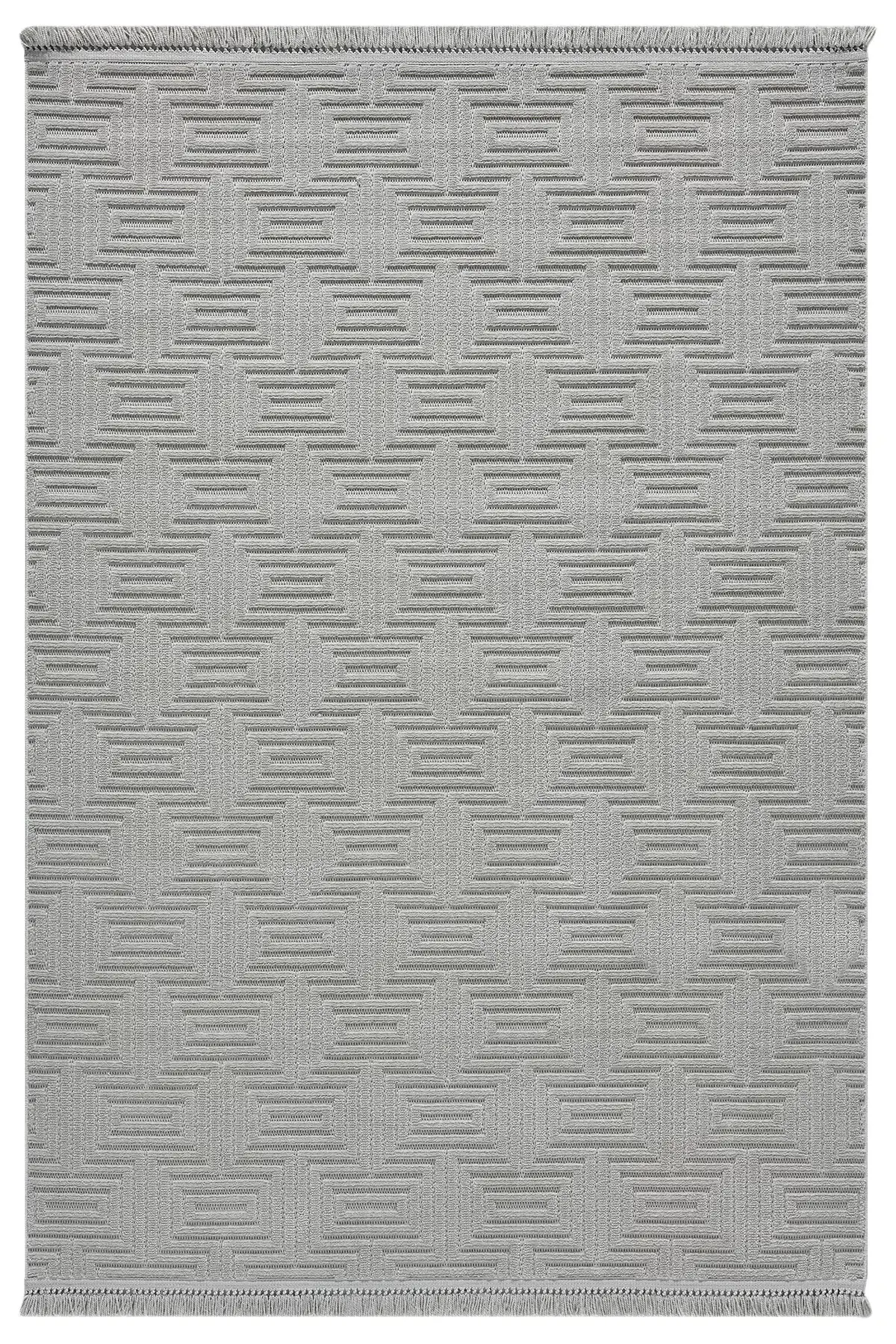 Seyran Halı Ruby 1550 Gri Kolay Temizlenen Hav Toz Vermez Etnik Halı