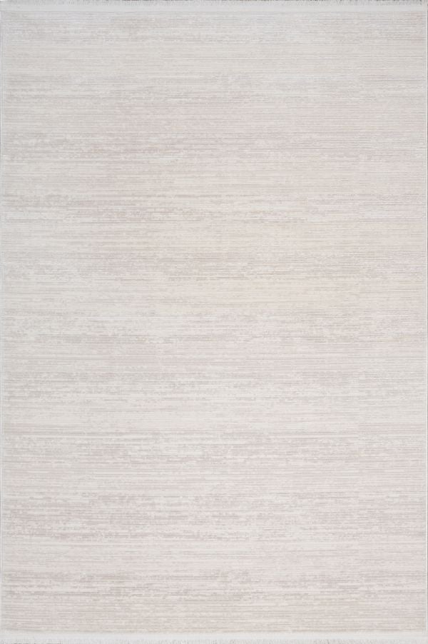 Sanat Halı Porte 3907 Beyaz Akrilik Polyester Modern Şık Yüksek Kaliteli Salon ve Oturma Odası Halısı