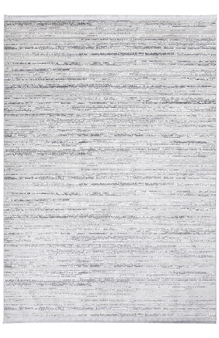 Louis Casa Yakamoz 10001 Gri Modern Saçaklı Halı
