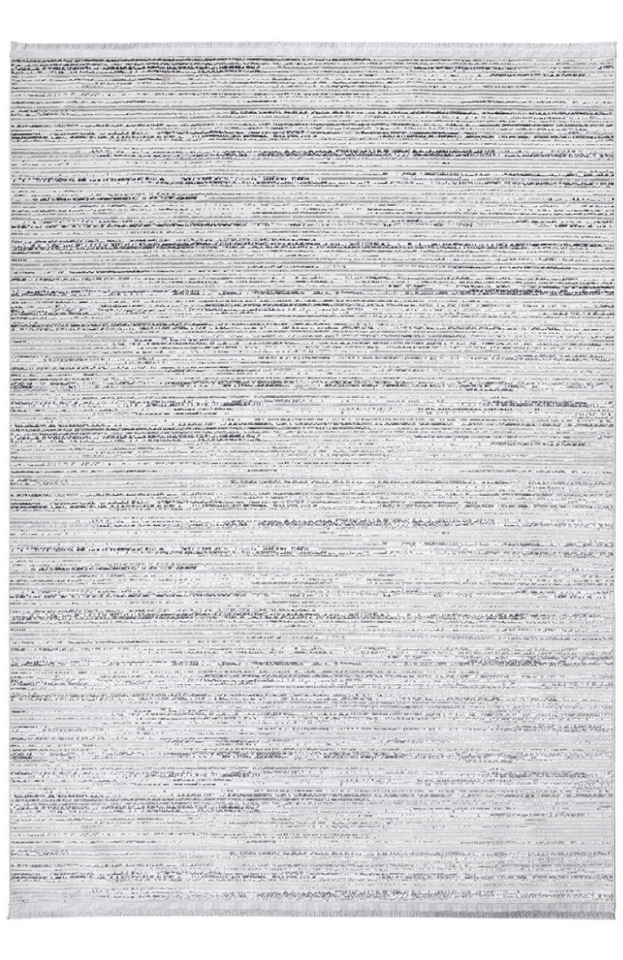 Louis Casa Yakamoz 10001 Gri Modern Saçaklı Halı