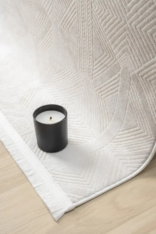 Seyran Halı Vista 5116 Krem Akrilik Yüksek Kaliteli Yumuşak Dokulu Şık Halı