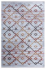 Louis Casa Halı Nakkaş 5029A Modern Saçaklı Kaymaz Taban Kilim