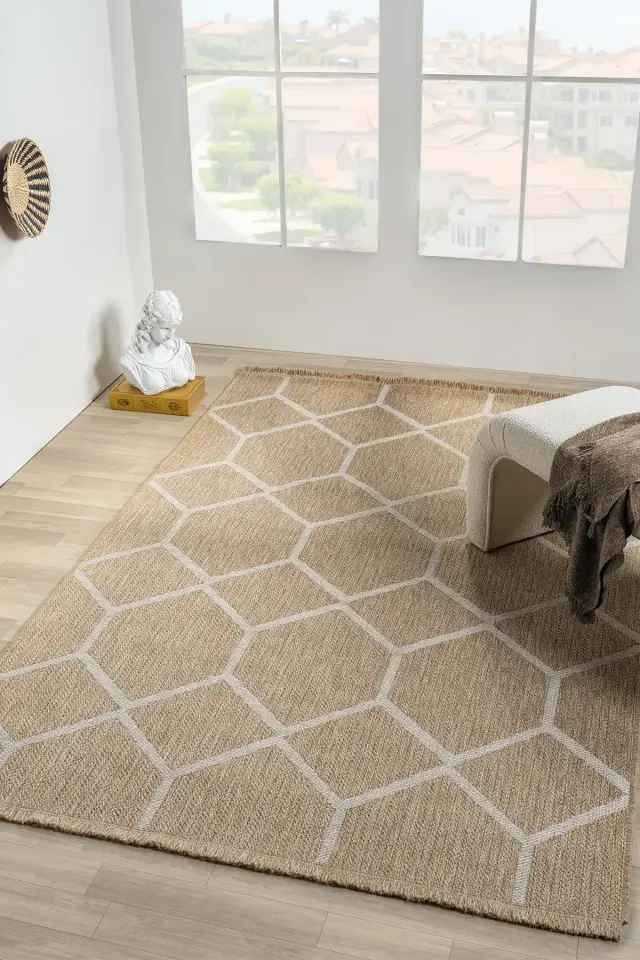 Seyran Halı İndia 669 Beyaz Yolluk