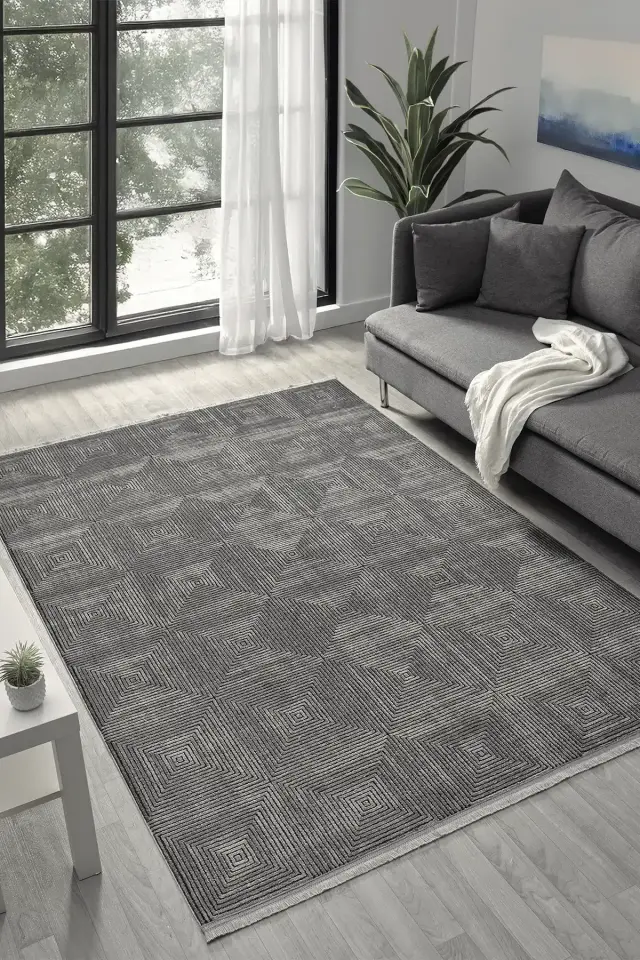 Seyran Halı Roma 423 Antrasit Yolluk