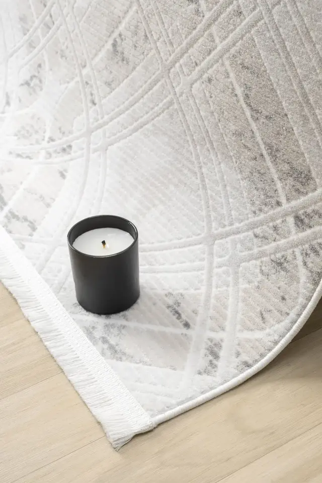 Seyran Halı Vista 5117 Gri Akrilik Yüksek Kaliteli Yumuşak Dokulu Şık Halı