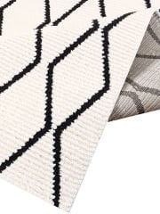 Nexus Halı Uomo 1066 Siyah Polyester İskandinav Tarz Modern Halı