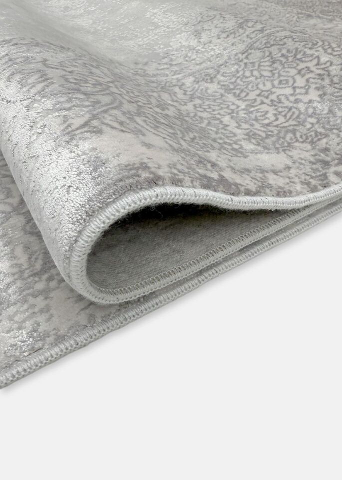 Royal Halı Mystic QM00A Gri Modern Desenli Yüksek Kliteli Akrilik Şık Makine Halısı