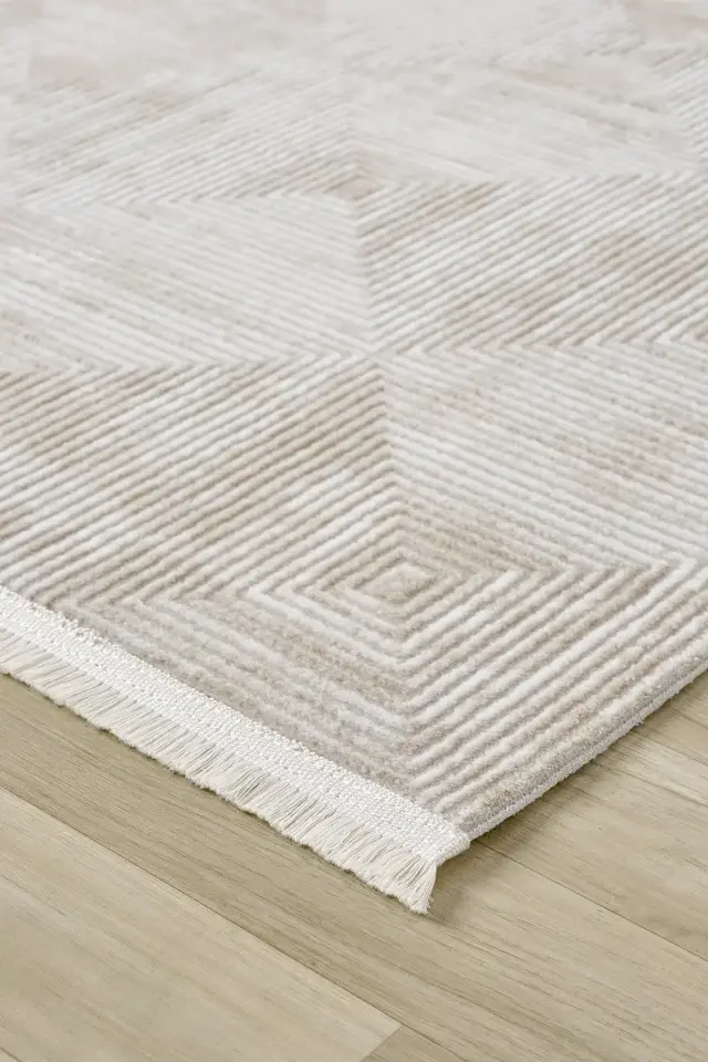 Seyran Halı Roma 414 Kemik Gri Yolluk