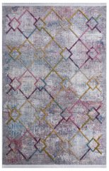 Louis Casa Halı Nakkaş 5030A Modern Saçaklı Kaymaz Taban Kilim