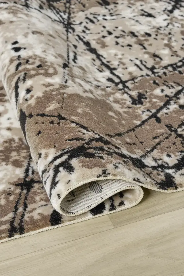 Seyran Halı Roma 413 Bej Siyah Yolluk