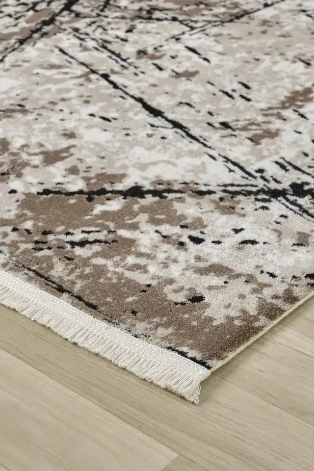 Seyran Halı Roma 413 Bej Siyah Yolluk