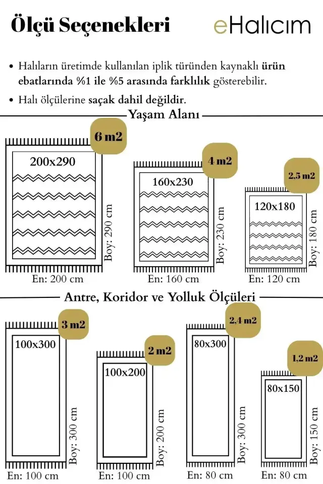 Royal Halı Lidya LW03A Polyester İplik Vintage Salon Halısı