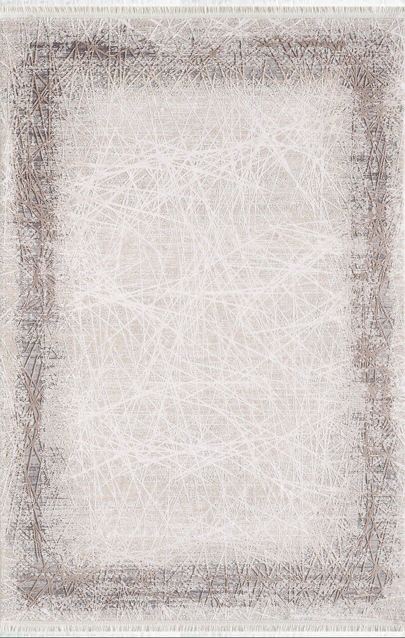 Artemis Halı Barok 2241B Viskon Akrilik Klasik Şık Çerçeveli Oturma Odası ve Salon Halısı