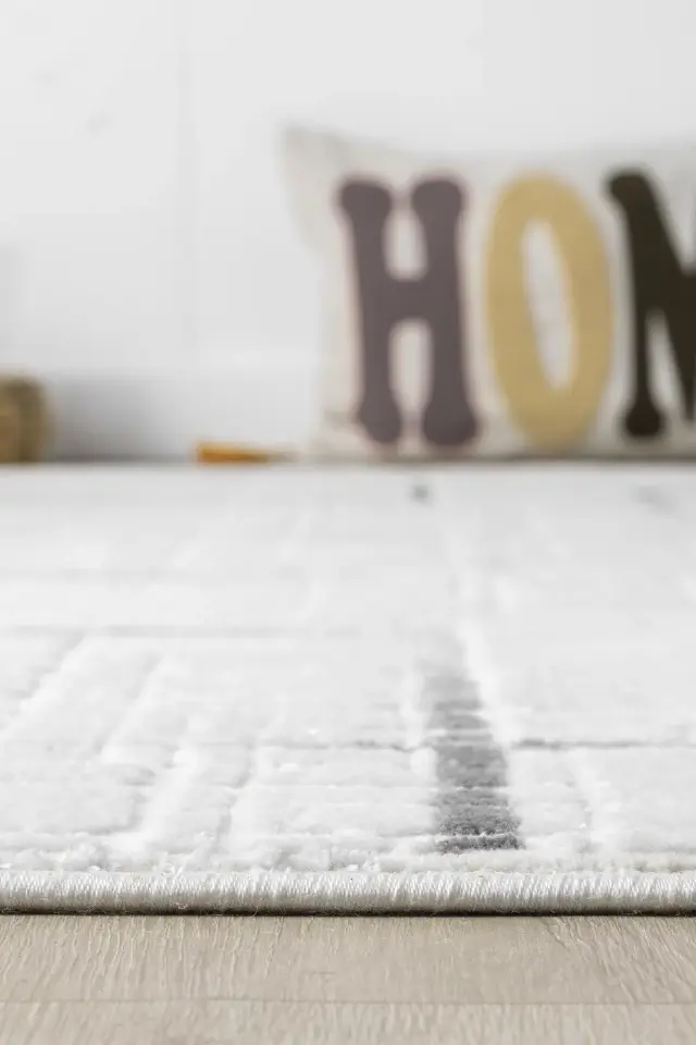 Seyran Halı Vista 5118 Gri Akrilik Yüksek Kaliteli Yumuşak Dokulu Şık Halı