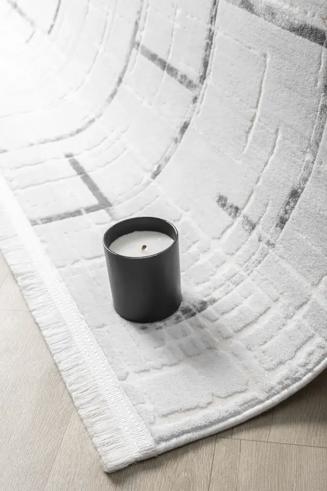 Seyran Halı Vista 5118 Gri Akrilik Yüksek Kaliteli Yumuşak Dokulu Şık Halı