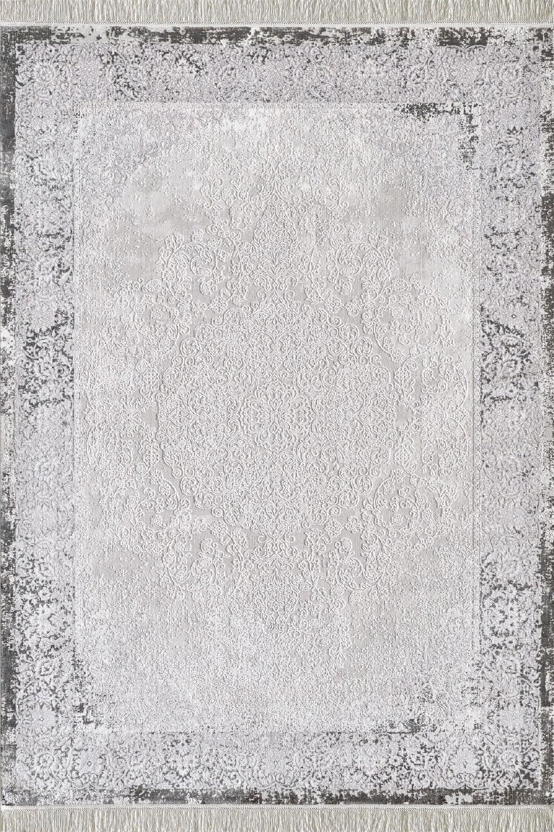 Royal Halı Mystic QM00D Gri Modern Desenli Yüksek Kliteli Akrilik Şık Makine Halısı