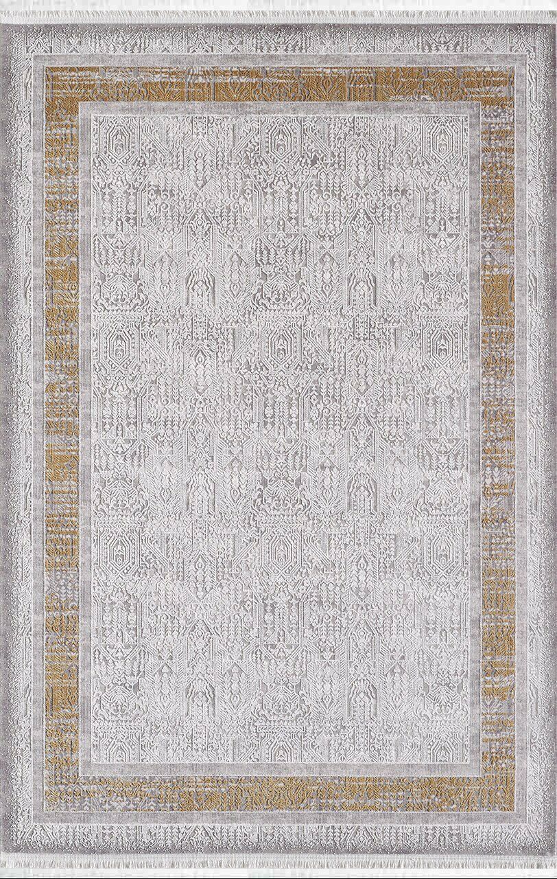 Artemis Halı Barok 2247A Viskon Akrilik Klasik Şık Çerçeveli Oturma Odası ve Salon Halısı